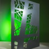 Revamp abstract leaf steel decorative metal panel product shot